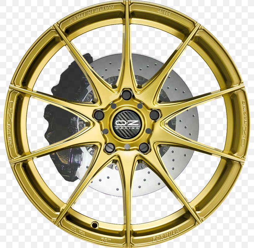 Alloy Wheel OZ Group OZ FORMULA HLT Alloy Rim Autofelge, PNG, 800x800px, Alloy Wheel, Alloy, Autofelge, Brass, Formula 1 Download Free