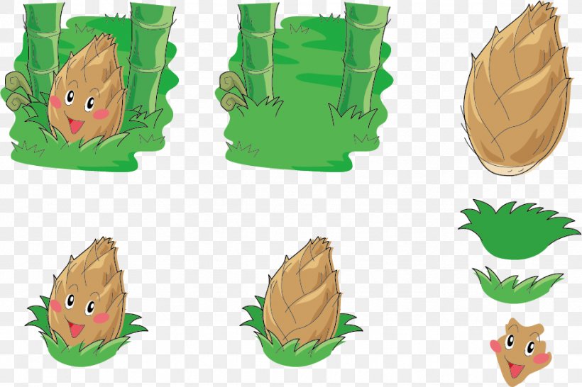 Bamboo Shoot Vegetable Asparagus Cartoon, PNG, 924x616px, Bamboo Shoot, Asparagus, Bamboo, Cartoon, Organism Download Free