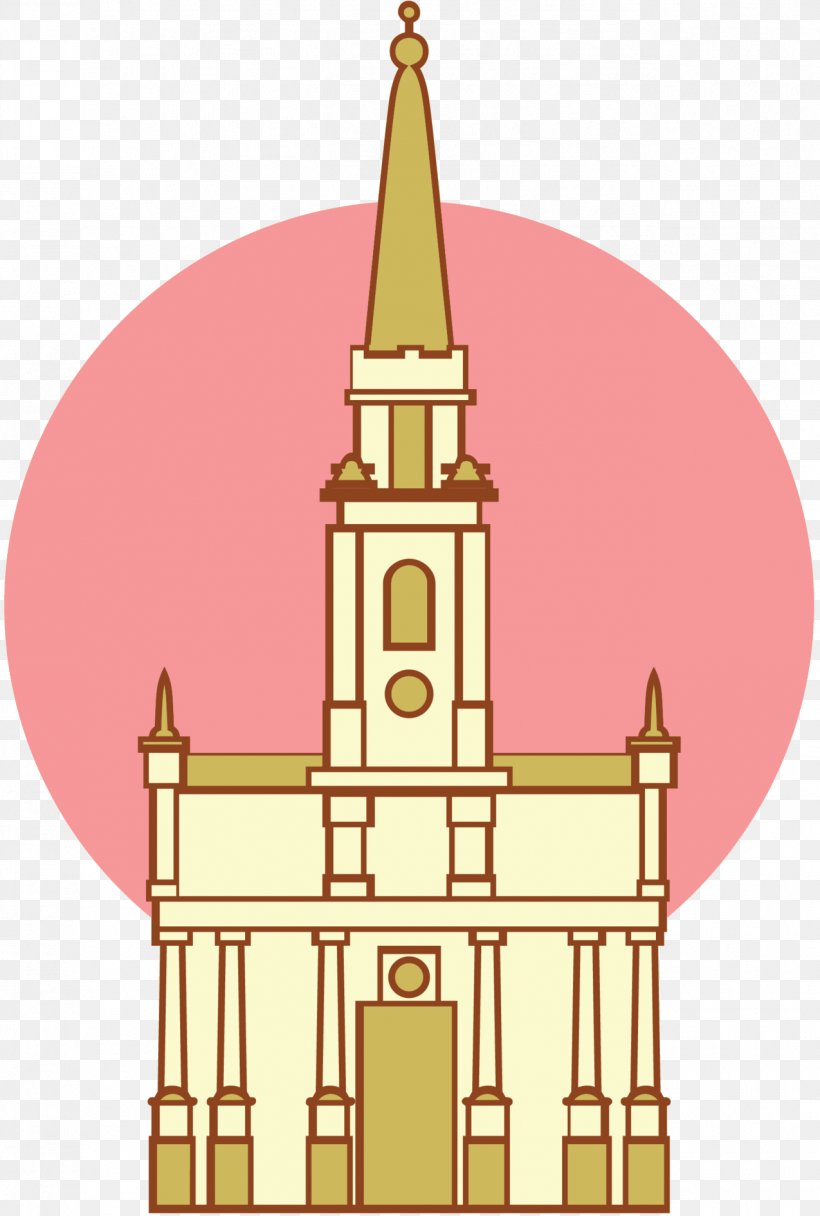 Clip Art Illustration Place Of Worship Facade Pink M, PNG, 1275x1891px, Place Of Worship, Architecture, Bell Tower, Building, Cathedral Download Free