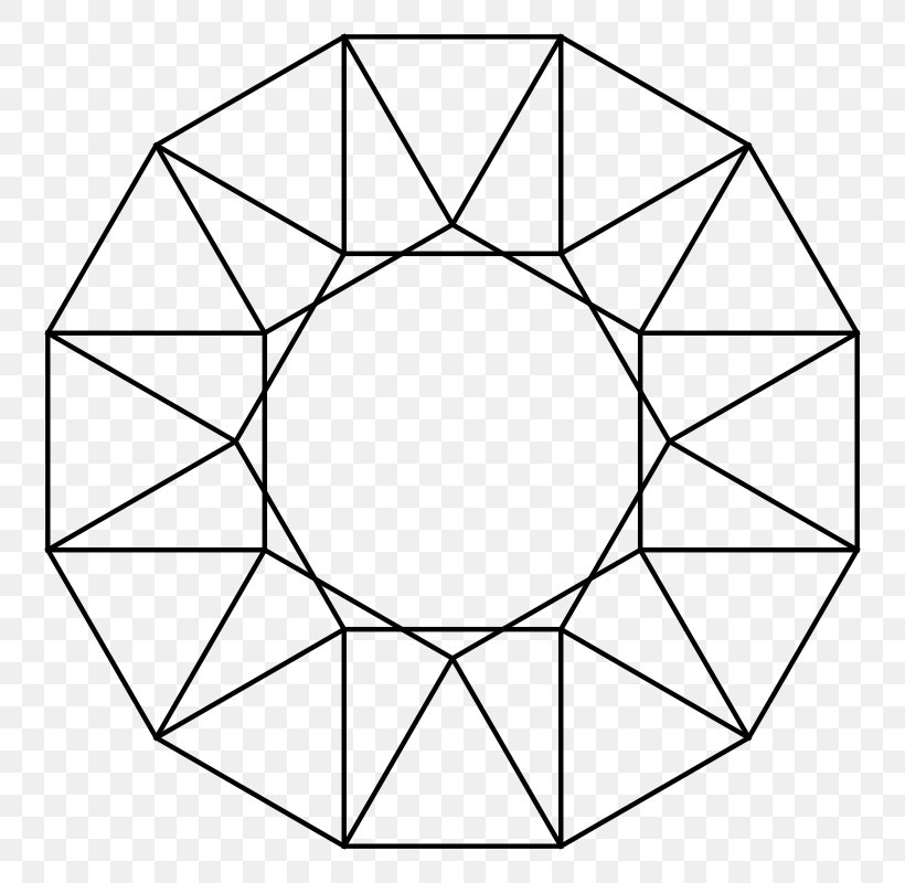 Geometry Polygon Circle Pattern, PNG, 800x800px, Geometry, Area, Black And White, Drawing, Fractal Download Free