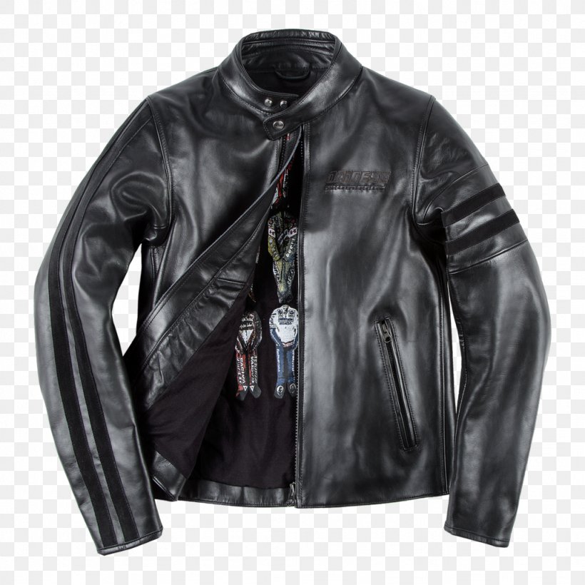 Leather Jacket Perfecto Motorcycle Jacket Clothing, PNG, 1024x1024px, Jacket, Clothing, Coat, Dainese, Leather Download Free