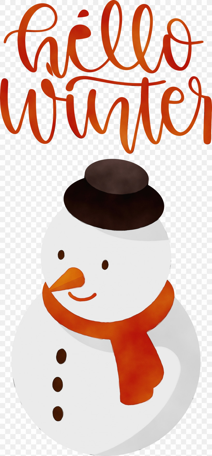 Snowman, PNG, 1393x3000px, Winter, Hello Winter, Meter, Paint, Snowman Download Free