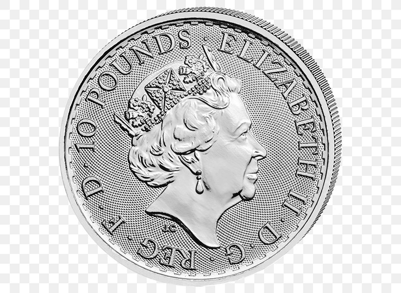 Bullion Coin Royal Mint Silver Britannia, PNG, 600x600px, Coin, Apmex, Black And White, Britannia, Bullion Coin Download Free