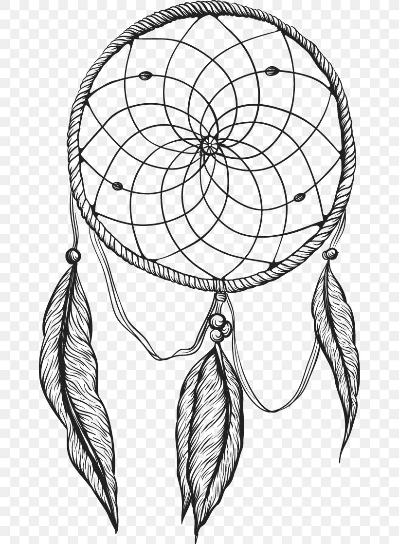 Dreamcatcher, PNG, 660x1117px, Dreamcatcher, Black And White, Branch, Drawing, Dream Download Free