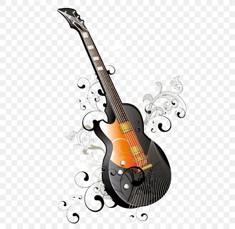 Musical Instruments Image Guitar, PNG, 582x800px, Watercolor, Cartoon, Flower, Frame, Heart Download Free
