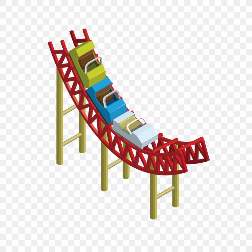 Roller Coaster 3D Computer Graphics Design Image, PNG, 2083x2083px, 3d Computer Graphics, Roller Coaster, Advertising, Amusement Park, Creativity Download Free