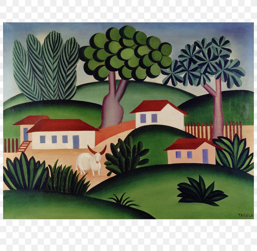 Tarsila Do Amaral: Inventing Modern Art In Brazil Paisagem Antropofágica Painting, PNG, 800x800px, Brazil, Arecales, Art, Artist, Artwork Download Free