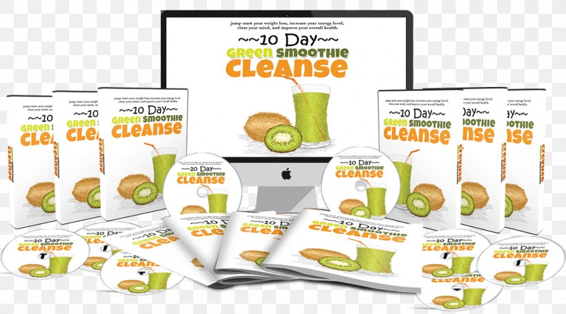 10-Day Green Smoothie Cleanse: Lose Up To 15 Pounds In 10 Days! Weight Loss Health Detoxification, PNG, 1000x556px, Smoothie, Brand, Cookbook, Detoxification, Diet Food Download Free