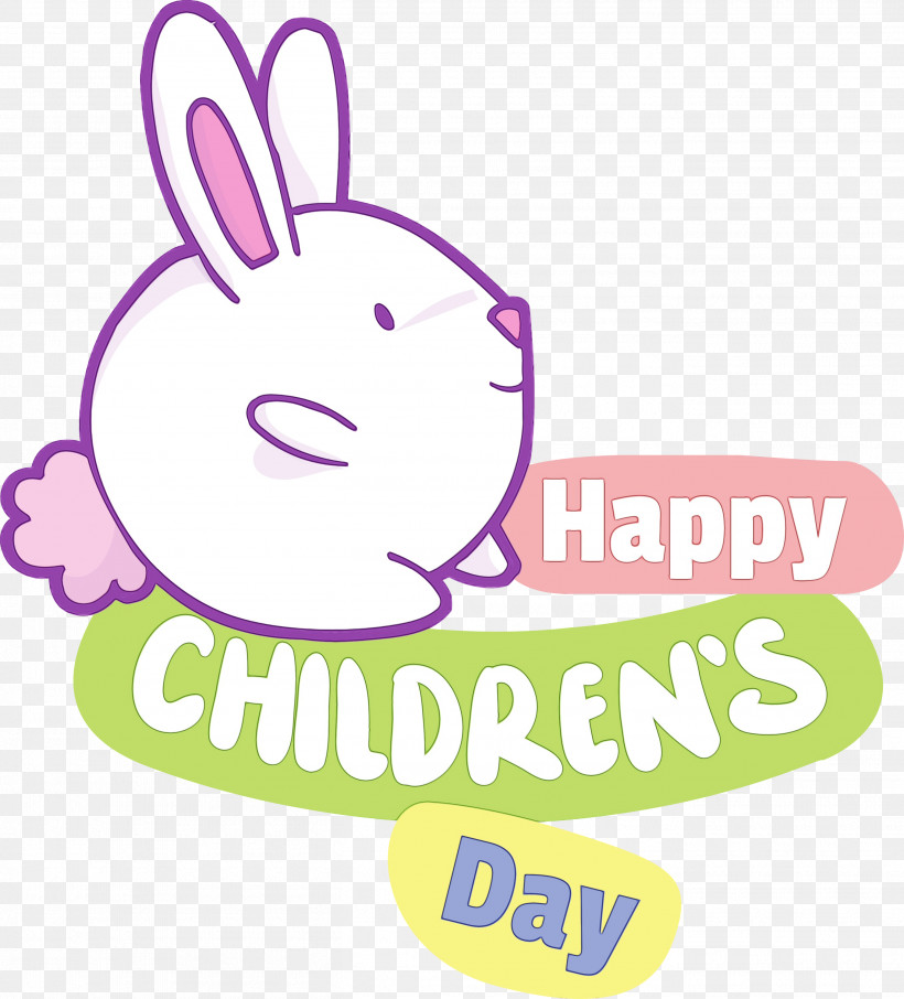 Logo Line Pink M Rabbit Drawing, PNG, 2715x3000px, Childrens Day, Cuteness, Drawing, Geometry, Happy Childrens Day Download Free