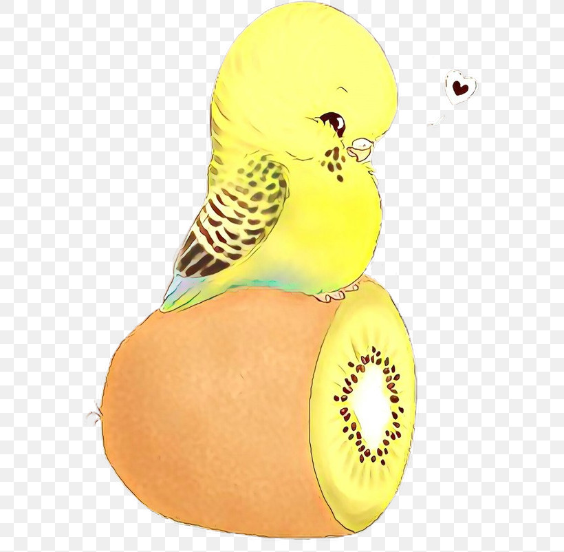 Yellow Bird Budgie Parakeet Kiwifruit, PNG, 574x802px, Yellow, Bird, Budgie, Kiwifruit, Parakeet Download Free