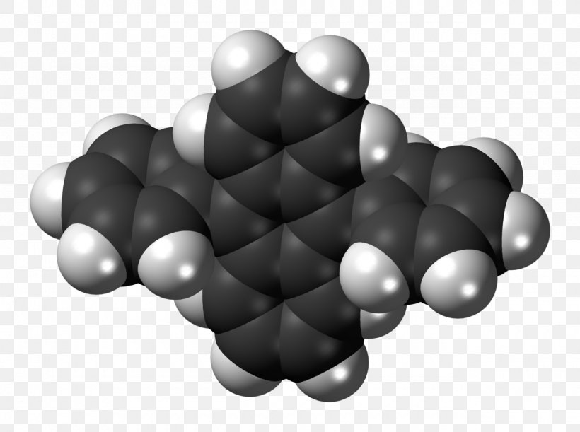 9,10-Diphenylanthracene Space-filling Model Ball-and-stick Model Polycyclic Aromatic Hydrocarbon Glow Stick, PNG, 1280x955px, Spacefilling Model, Aromatic Hydrocarbon, Ballandstick Model, Black And White, Chemiluminescence Download Free