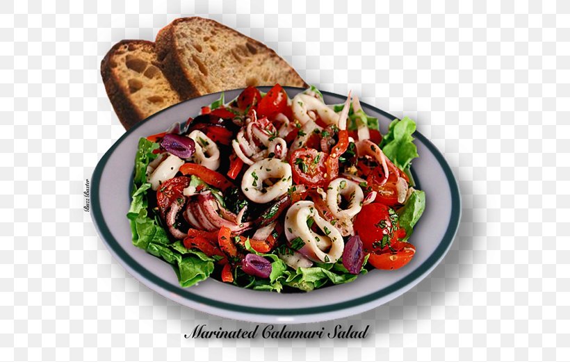 Greek Salad Squid As Food Squid Roast Spinach Salad, PNG, 612x521px, Greek Salad, Barbecue, Cuisine, Dish, Fattoush Download Free