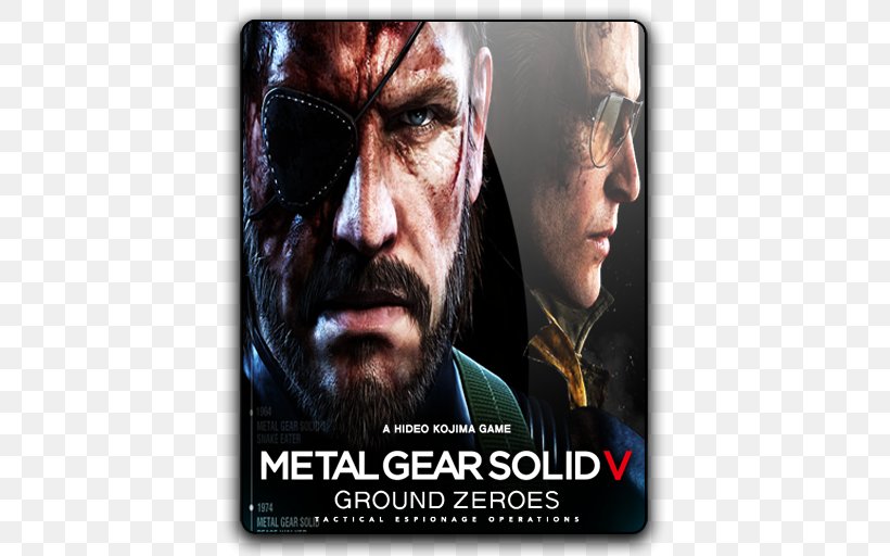 Metal Gear Solid V: Ground Zeroes Metal Gear Solid V: The Phantom Pain Xbox 360 Metal Gear Solid: Peace Walker, PNG, 512x512px, Metal Gear Solid V Ground Zeroes, Action Game, Beard, Facial Hair, Film Download Free