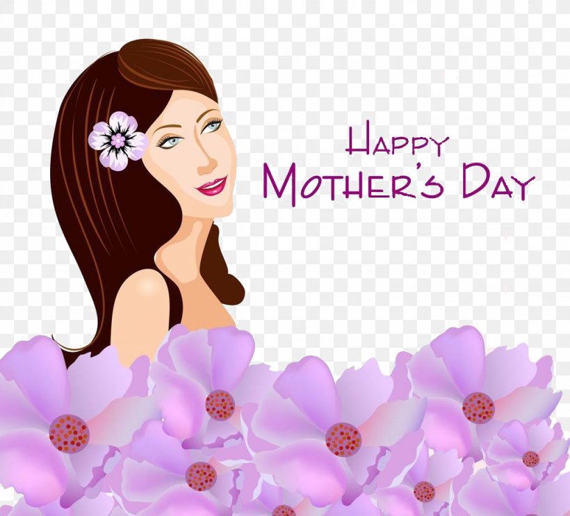 Mothers Day Woman, PNG, 1024x927px, Watercolor, Cartoon, Flower, Frame, Heart Download Free