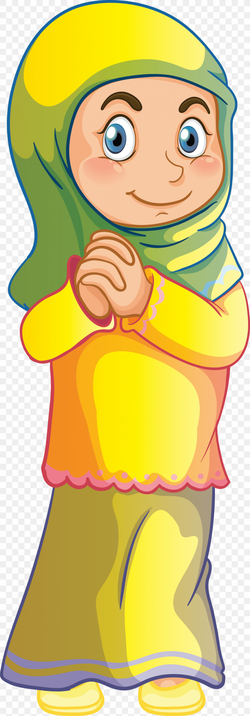 Muslim People, PNG, 1048x3000px, Muslim People, Cartoon, Yellow Download Free