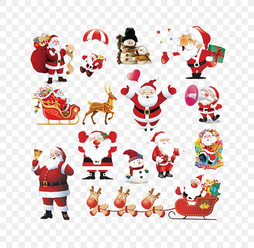 Santa Clauss Reindeer Santa Clauss Reindeer Christmas, PNG, 800x800px, Santa Claus, Art, Cartoon, Christmas, Christmas Decoration Download Free