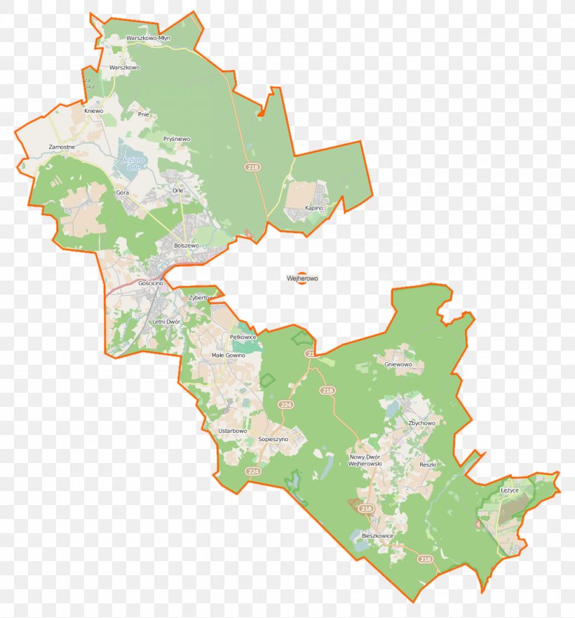 Bolszewo Kąpino Orle, Wejherowo County Kniewo, PNG, 1024x1101px, Wejherowo, Area, City Map, Gmina Gniewino, Gmina Wejherowo Download Free