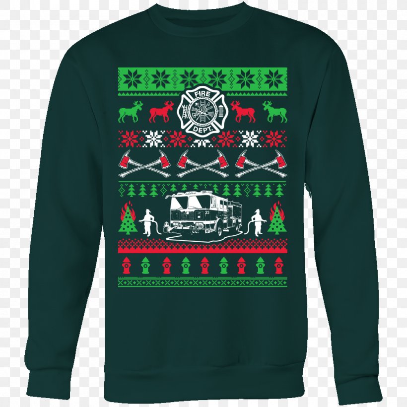Christmas Jumper I'm A Firefighter, PNG, 1000x1000px, Christmas Jumper, Bluza, Brand, Christmas, Firefighter Download Free