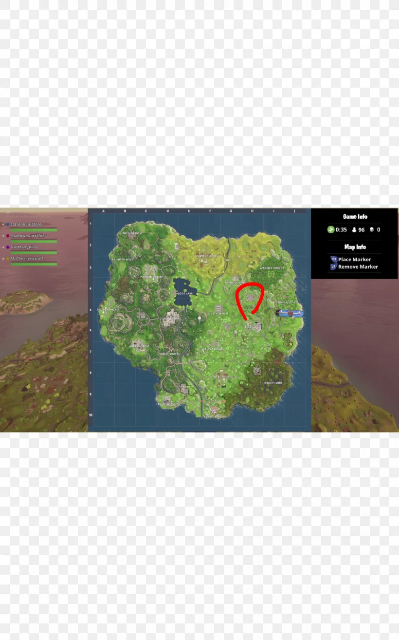 Fortnite Battle Royale PlayerUnknown's Battlegrounds Map Battle Royale Game, PNG, 1080x1731px, Fortnite Battle Royale, Battle Royale Game, Fortnite, Game, Grass Download Free