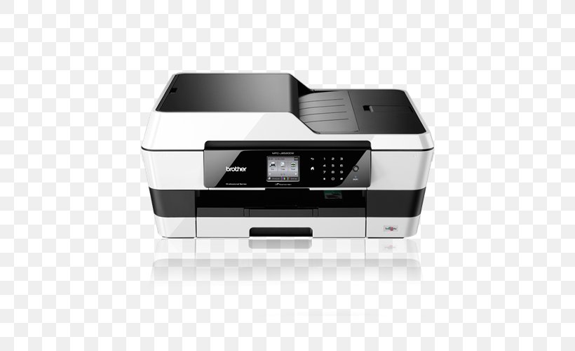 Multi-function Printer Brother Industries Inkjet Printing Image Scanner, PNG, 500x500px, Multifunction Printer, Automatic Document Feeder, Brother Industries, Canon, Color Printing Download Free