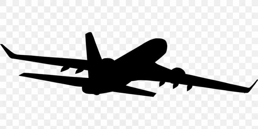 Airplane Silhouette, PNG, 960x480px, Airplane, Aerospace Engineering, Air Travel, Aircraft, Aviation Download Free