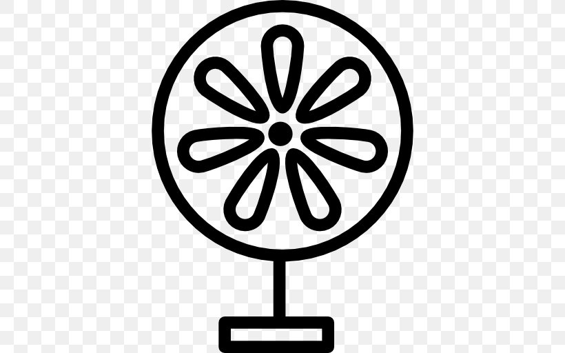 Fan Refrigeration Clip Art, PNG, 512x512px, Fan, Air Conditioning, Air Source Heat Pumps, Area, Black And White Download Free