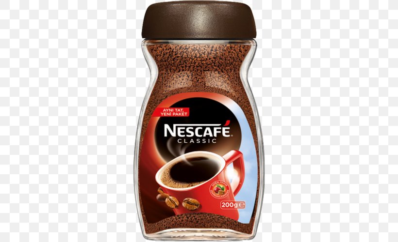 Instant Coffee Tea Nescafé Coffee Bean, PNG, 500x500px, Instant Coffee, Bottle, Caffeine, Coffee, Coffee Bean Download Free