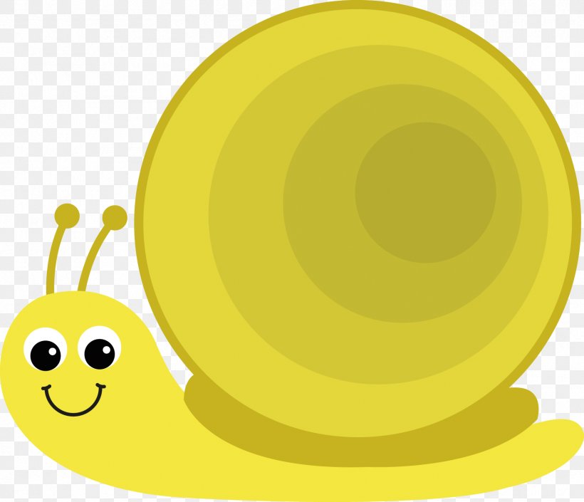 Snail Escargot Yellow Clip Art, PNG, 1765x1519px, Snail, Animal, Emoticon, Escargot, Food Download Free