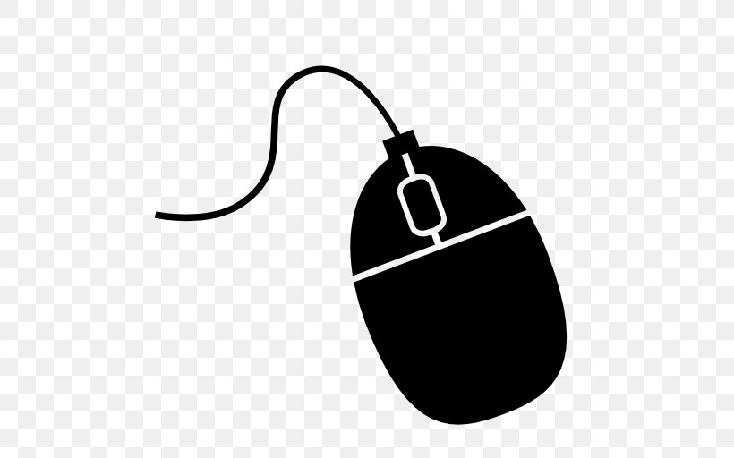Mouse, PNG, 512x512px, Computer Mouse, Black, Black And White, Computer, Computer Accessory Download Free