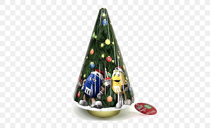 Christmas Tree Christmas Day M&M's Christmas Ornament, PNG, 500x500px, Watercolor, Cartoon, Flower, Frame, Heart Download Free