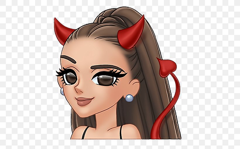 Dangerous Woman Emoji Image Moonlight Sticker, PNG, 512x512px, Dangerous Woman, Animation, Ariana Grande, Arianators, Art Download Free