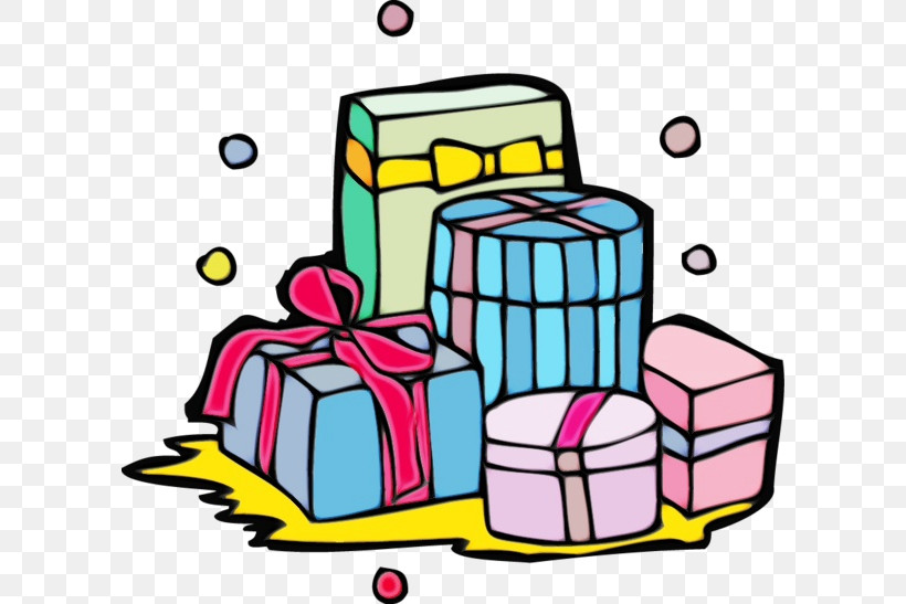 Gift Box, PNG, 600x547px, Watercolor, Animation, Bag, Birthday, Box Download Free