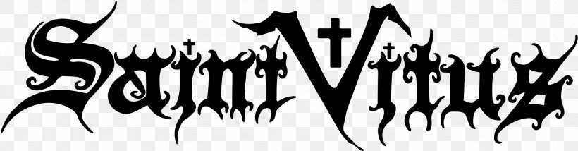 Logo Saint Vitus Born Too Late Decibel Heavy Metal, PNG, 1772x463px, Logo, Art, Black And White, Black Metal, Brand Download Free