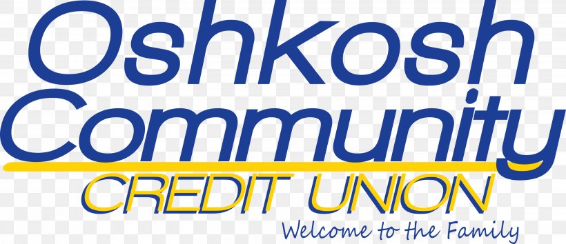 Oshkosh Community Credit Union Cooperative Bank Financial Institution Oregon Community Credit Union Logo, PNG, 3010x1302px, Cooperative Bank, Area, Blue, Brand, Finance Download Free