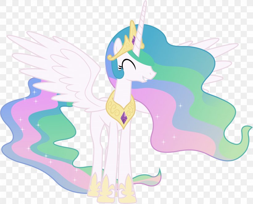 Princess Celestia Princess Luna Rarity Pony Rainbow Dash, PNG, 5950x4790px, Princess Celestia, Art, Equestria, Fictional Character, Horse Like Mammal Download Free