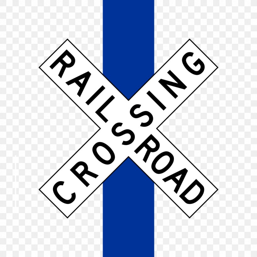 Rail Transport Level Crossing Crossbuck Road Track, PNG, 1024x1024px, Rail Transport, Area, Brand, Crossbuck, Level Crossing Download Free