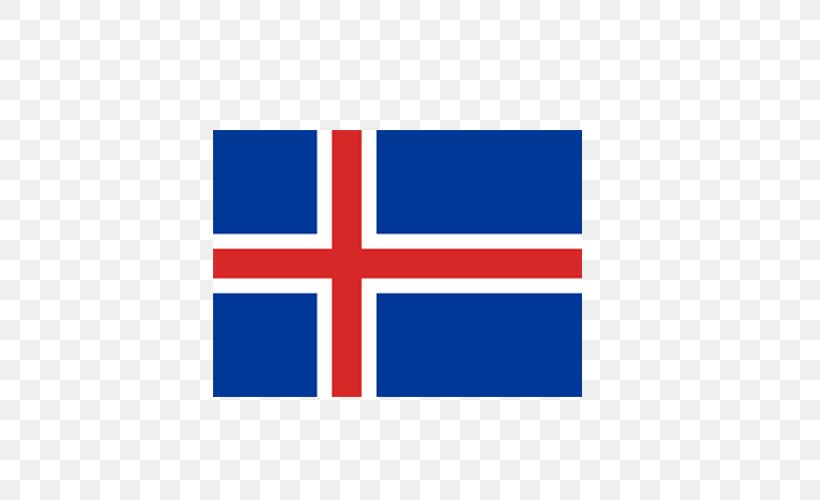 Flag Of Iceland National Flag Icelandic, PNG, 500x500px, Flag Of Iceland, Area, Blue, Brand, Electric Blue Download Free