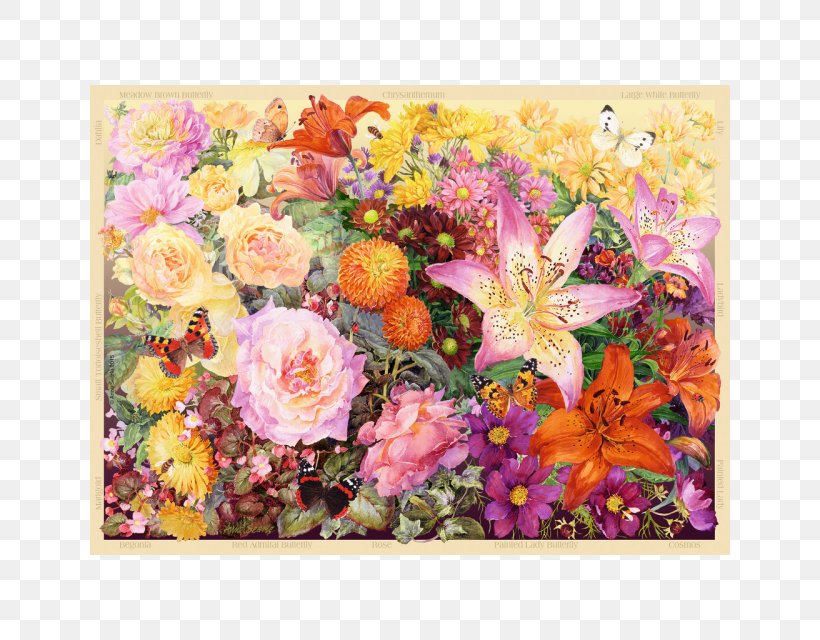 Jigsaw Puzzles Cottage Garden Ravensburger Puzzle Video Game, PNG, 640x640px, Jigsaw Puzzles, Art, Autumn, Board Game, Cottage Download Free