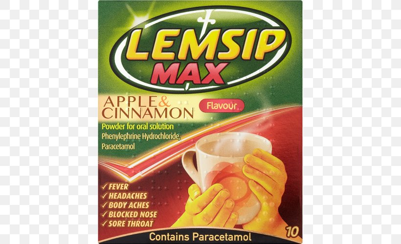 Lemsip Common Cold Cough Pharmaceutical Drug Sudafed, PNG, 500x500px, Common Cold, Acetaminophen, Ache, Benylin, Brand Download Free