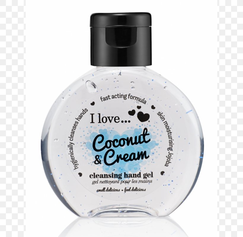 Lotion Hand Sanitizer Shower Gel Cosmetics Coconut Cream, PNG, 800x800px, Lotion, Antiseptic, Cleanser, Coconut, Coconut Cream Download Free