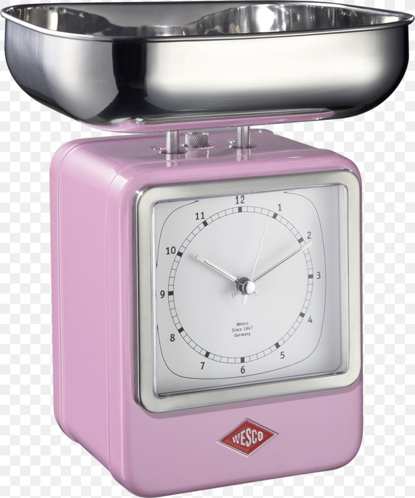 Measuring Scales Kitchen Rubbish Bins & Waste Paper Baskets WESCO International Retro Style, PNG, 833x1000px, Measuring Scales, Alarm Clock, Biscuit Jars, Breadbox, Clock Download Free