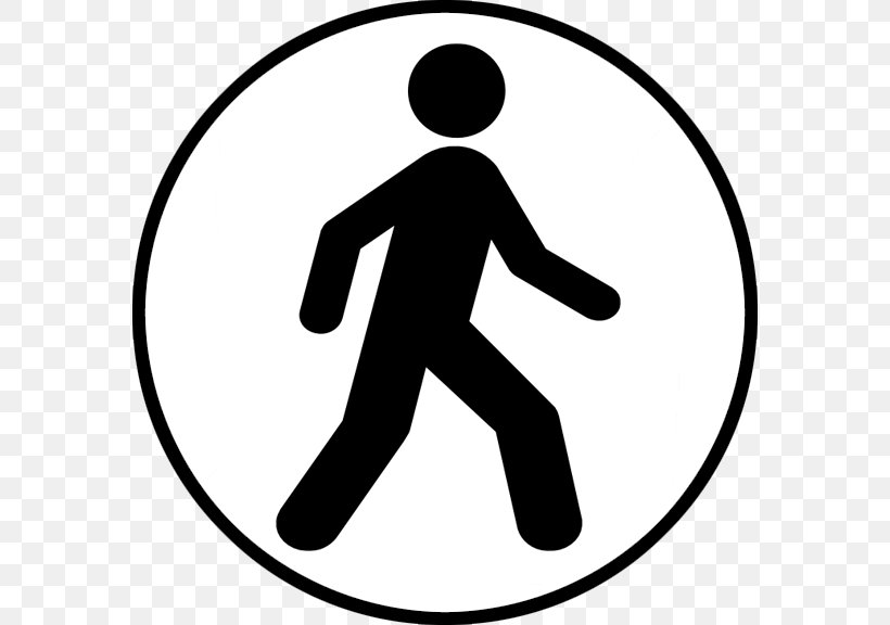 Pedestrian Crossing Clip Art, PNG, 576x576px, Pedestrian, Area, Artwork, Black, Black And White Download Free