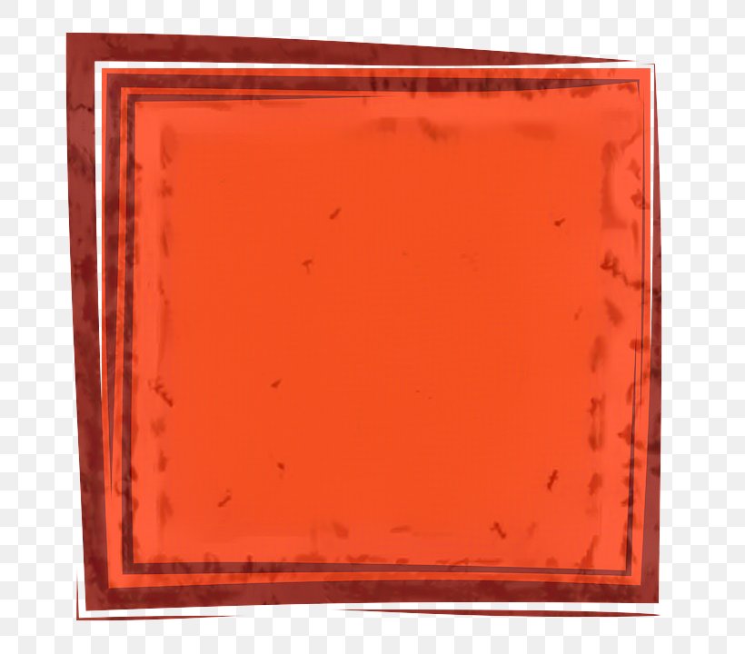 Picture Cartoon, PNG, 720x720px, Picture Frames, Orange, Rectangle, Red, Wood Download Free