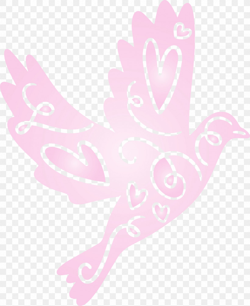 Pink Hand Wing Bird Finger, PNG, 2454x3000px, Cartoon Bird, Bird, Cute Bird, Finger, Hand Download Free