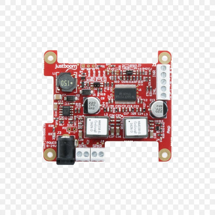 Raspberry Pi Audio Power Amplifier Digital-to-analog Converter Power Over Ethernet, PNG, 1000x1000px, Raspberry Pi, Amplifier, Audio, Audio Power Amplifier, Audio Signal Download Free