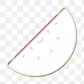 Triangle Polka Dot - Watermelon Icon Tropical Icon PNG