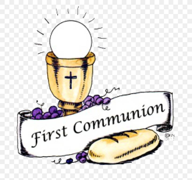 First Communion Eucharist Catholic Church Sacrament Mass, PNG, 820x768px, First Communion, Body Of Christ, Brand, Catholic Church, Catholicism Download Free