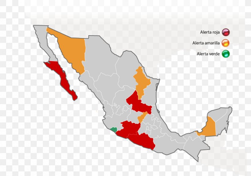 Mexico Blank Map Royalty-free, PNG, 833x585px, Mexico, Area, Blank Map, Flag Of Mexico, Map Download Free