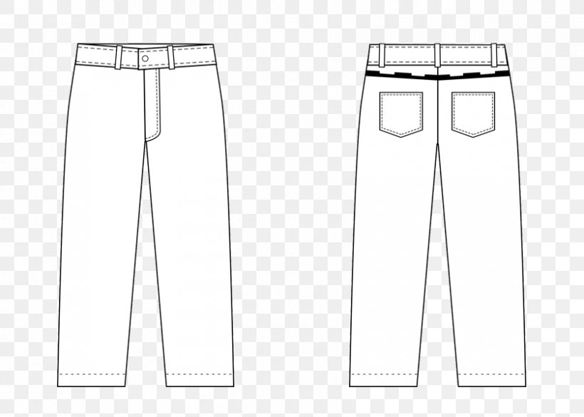 Pants White Line Angle, PNG, 840x600px, Pants, Area, Black And White, Clothing, Trousers Download Free