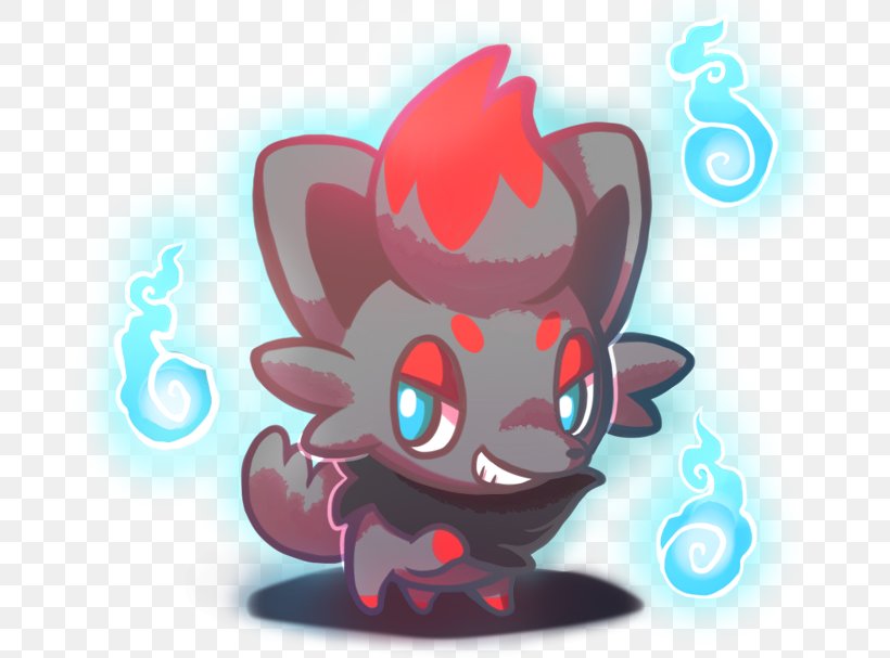 Zorua Zoroark Pokémon Imageboard, PNG, 705x607px, Watercolor, Cartoon, Flower, Frame, Heart Download Free